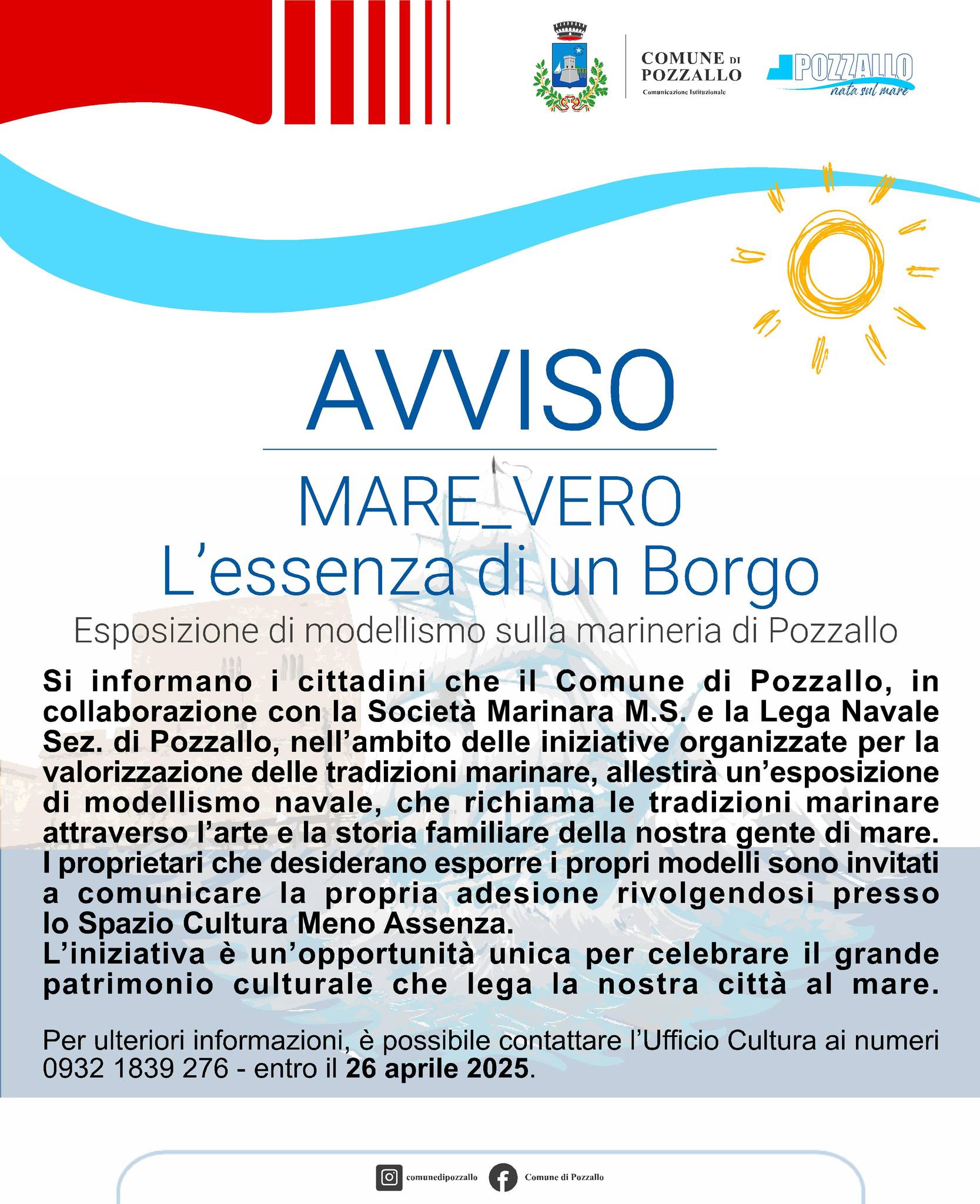 Avviso pubblico del 26 marzo 2025