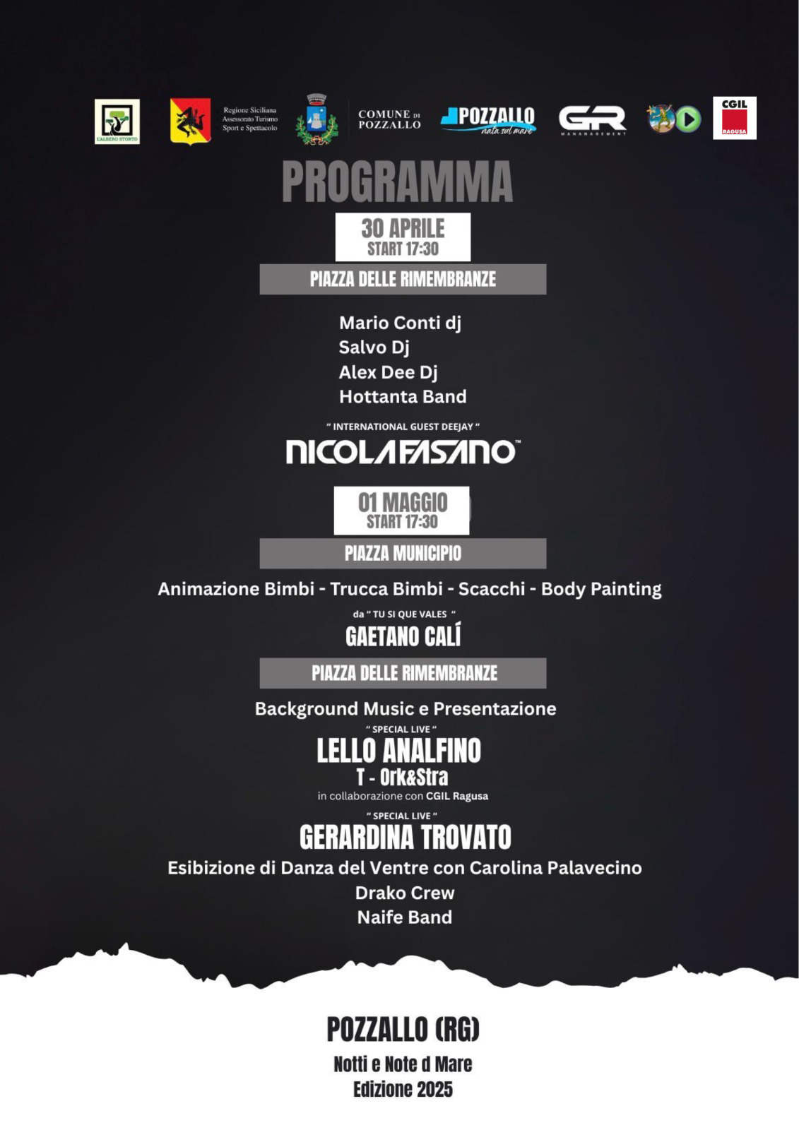 Comunicato stampa del Sindaco del 29 aprile 2025